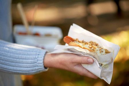 stand de hot dog en entreprise