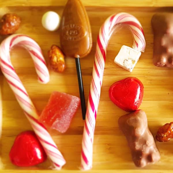 Bar à bonbons de noel