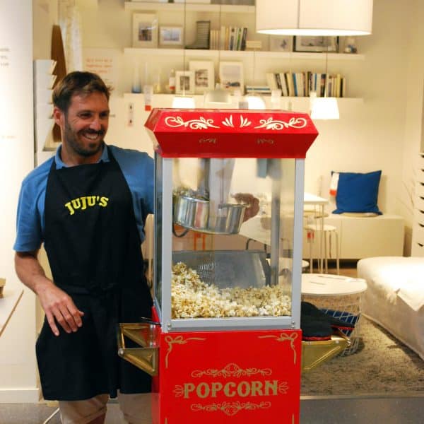 stand pop corn salon