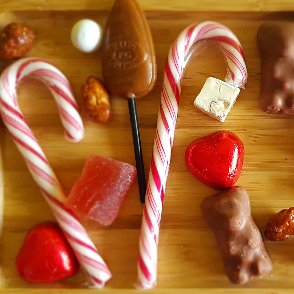 candy bar de noel