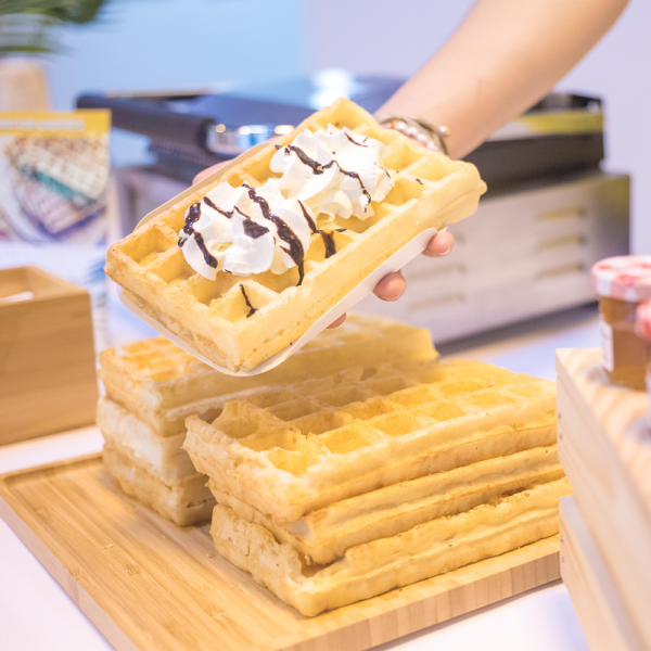 gaufre chantilly chocolat