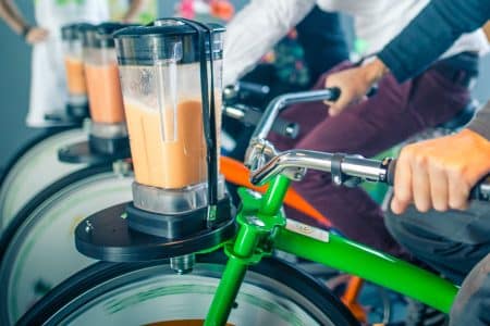 vélo smoothie blender matériel