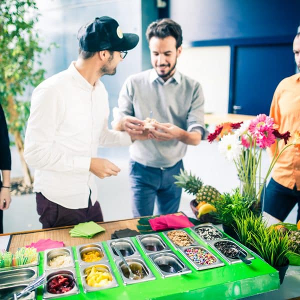 animation entreprise stand sucré salé