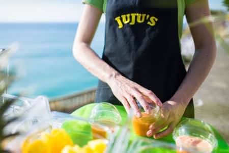 service jus de fruits