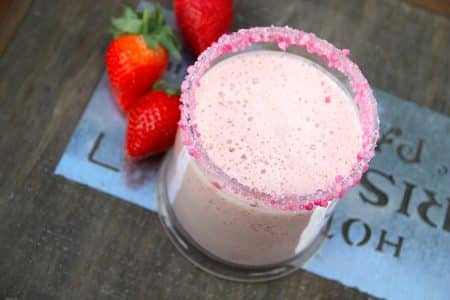 smoothie aux fraises