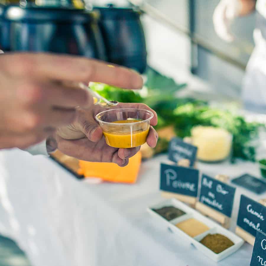 dégustation de velouté