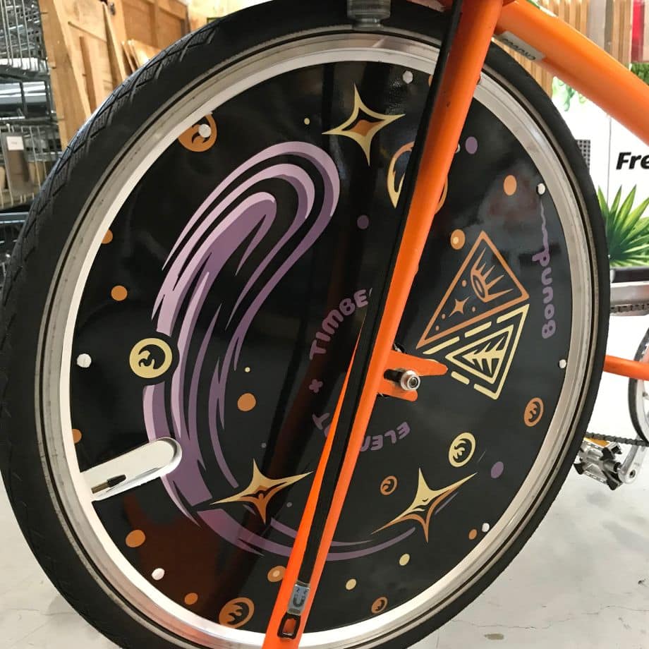 roue de vélo personnalisée