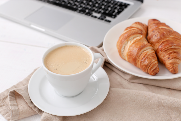 café croissant entreprise