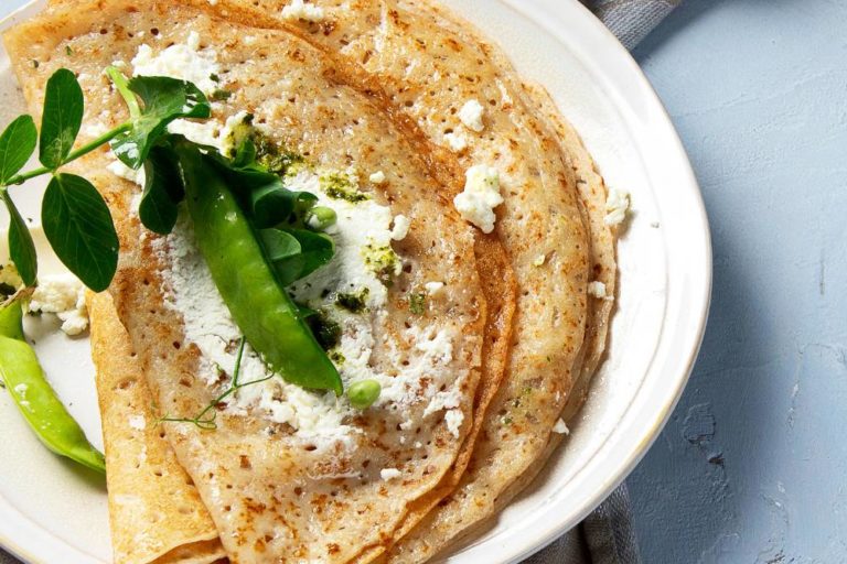 Crêpes salées originales en entreprise - Végétarien Fromage et légumes