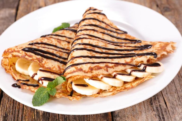 Crêpes originales en entreprise - Banane chocolat