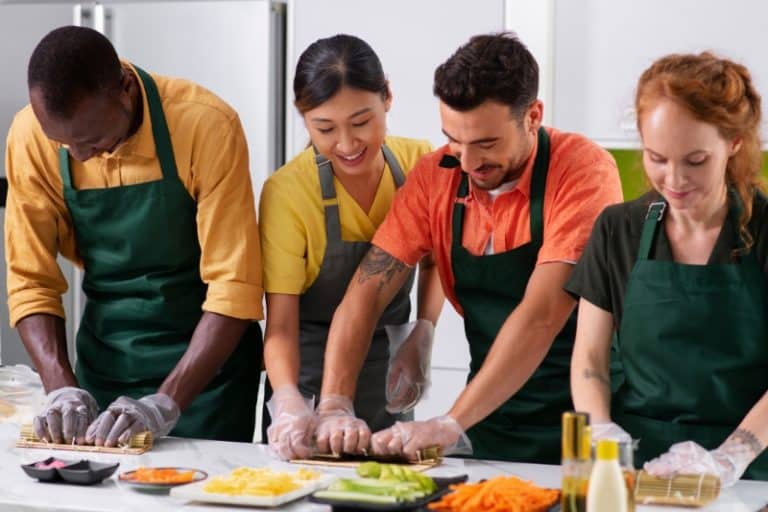 Ateliers de cuisine en restaurant d'entreprise