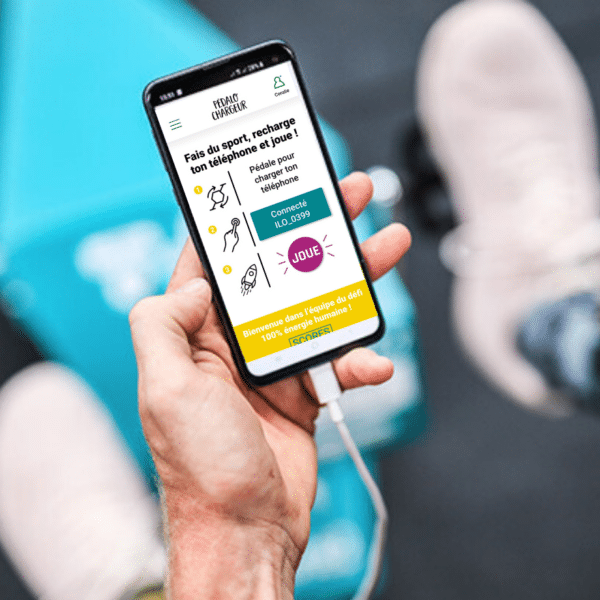 L'application mobile Pédalo Chargeur