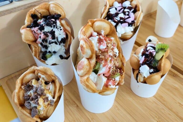 animation Bubble Waffle en entreprise
