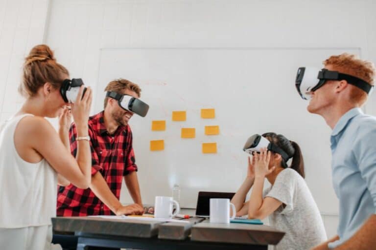 Animation tendance en entreprise - réalité virtuelle
