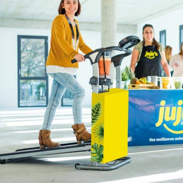 Animation en entreprise - tapis smoothies